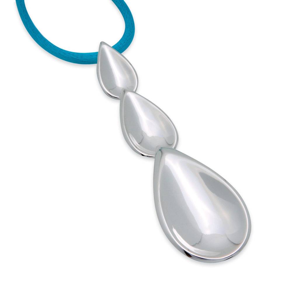 Droplet double pendant Handmade Silver Necklaces & Pendants Daniel