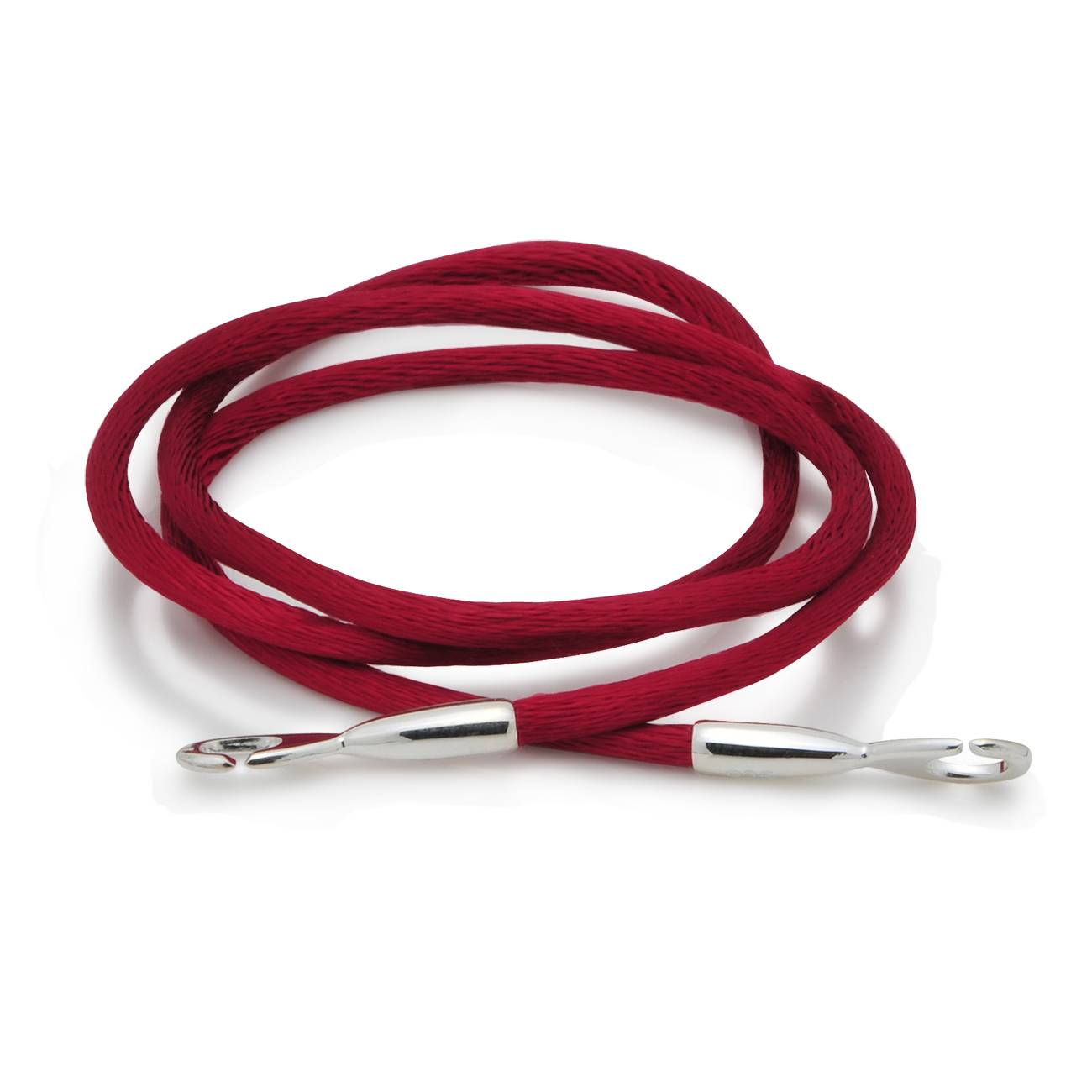 Satin cord red | Handmade Cords & Chains - Daniel Bentley