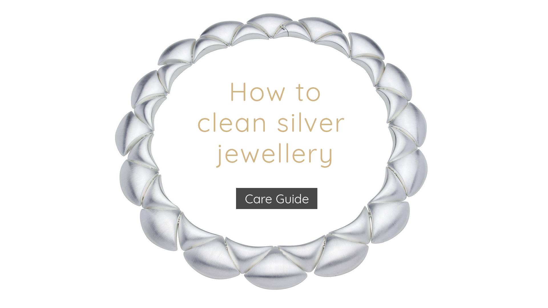 How to clean silver jewellery